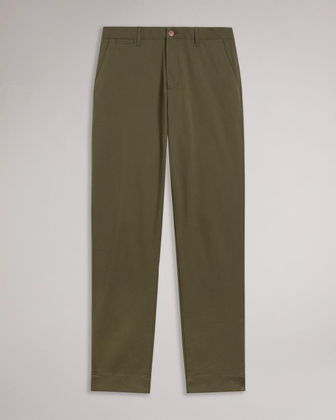 Pantalon Chino Ted Baker Casual Relaxed Vert Olive Homme | IOC-64231695